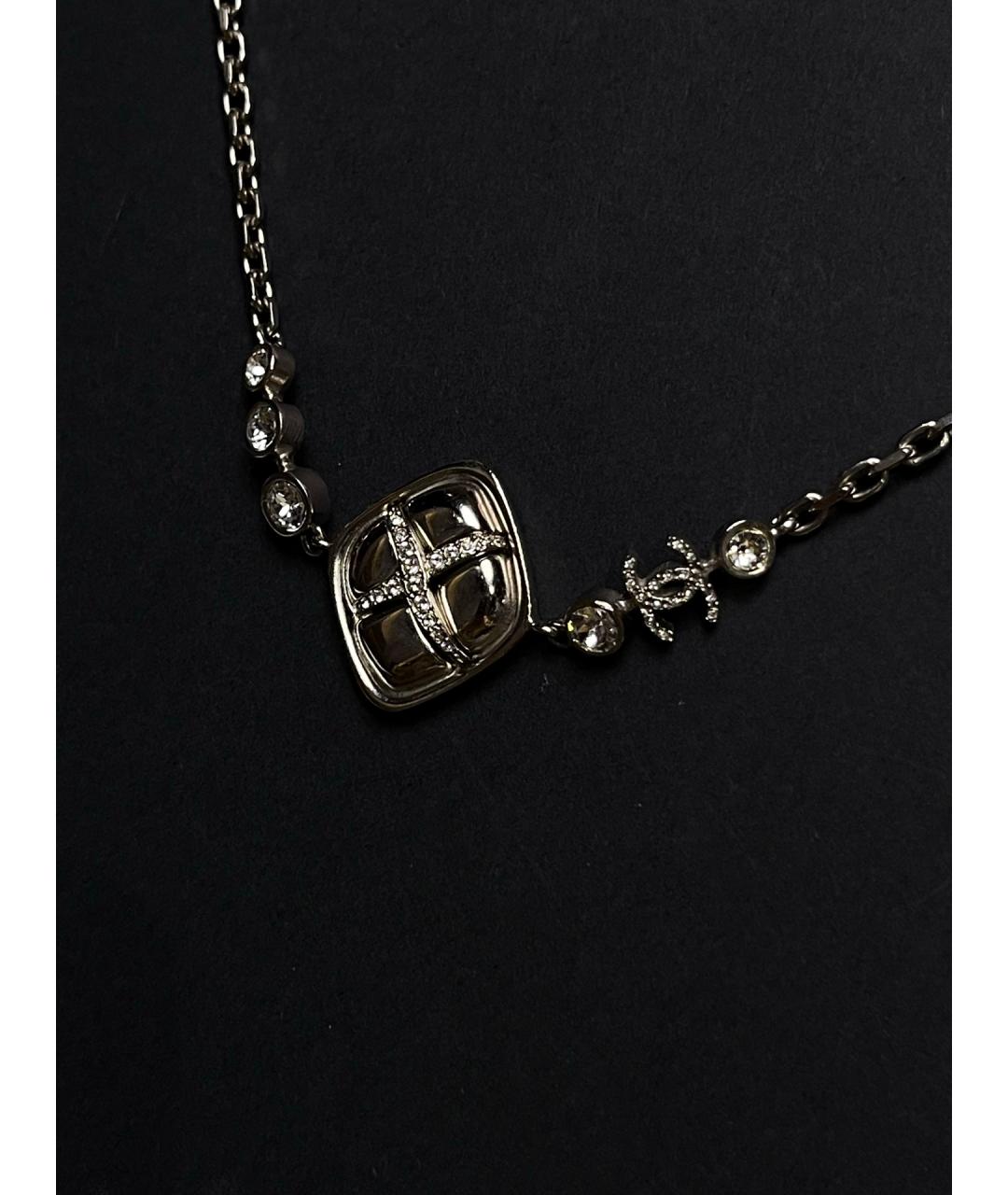 CHANEL Серебряное колье, фото 3