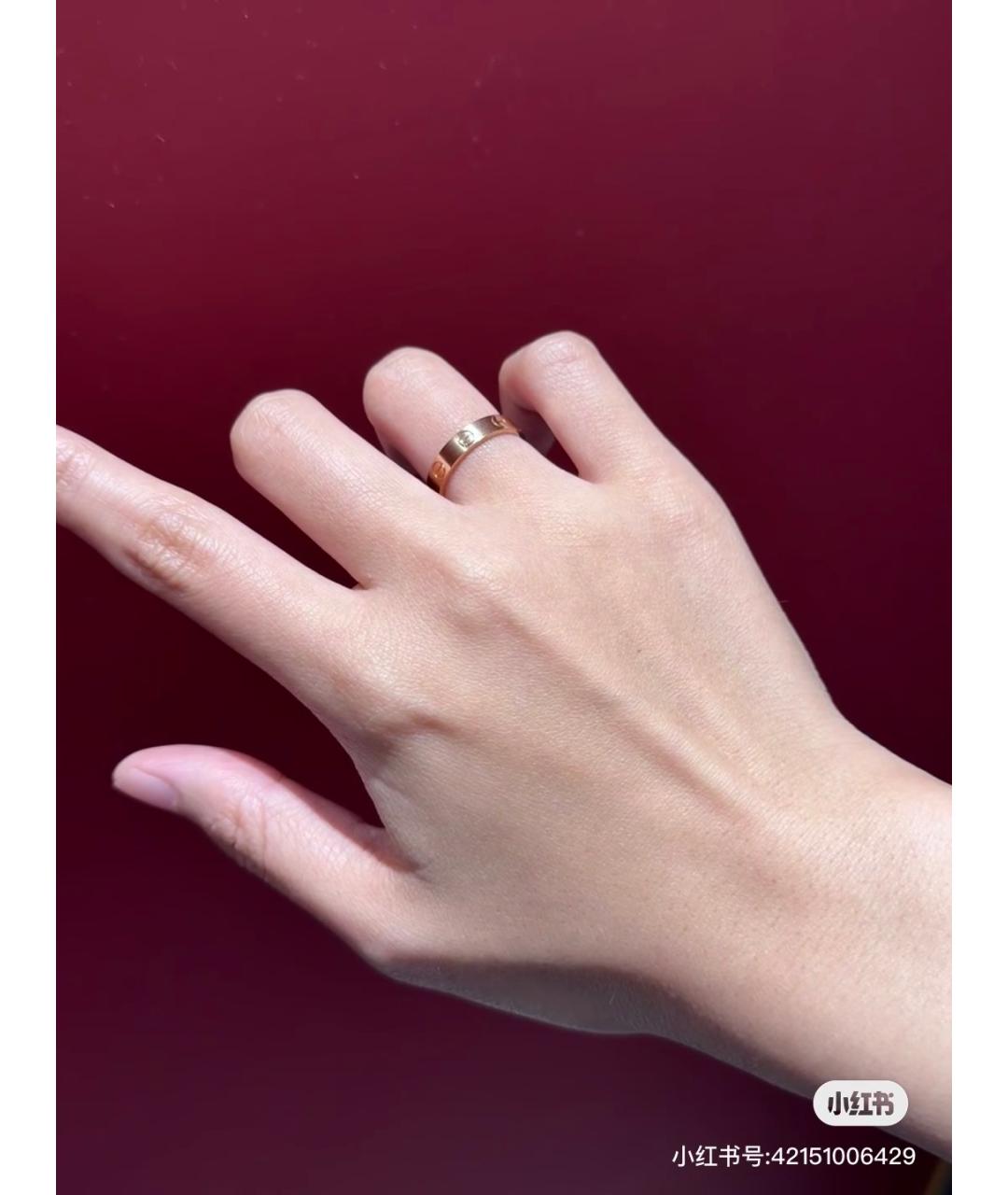 CARTIER Золотое кольцо из розового золота, фото 8