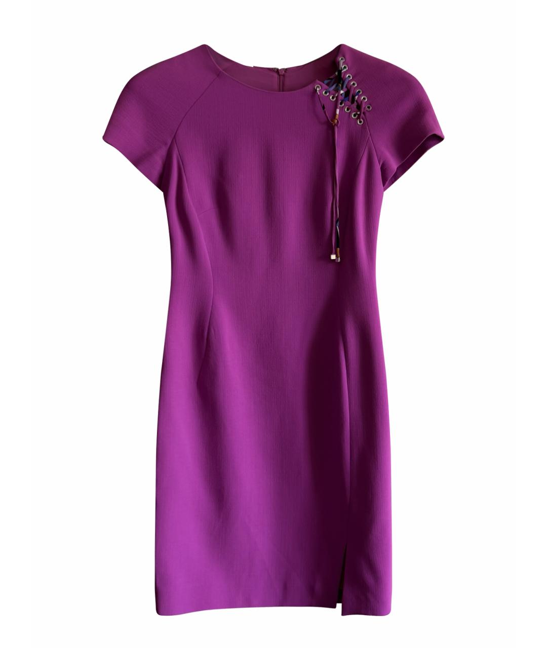 EMILIO PUCCI Розовое шелковое платье, фото 1