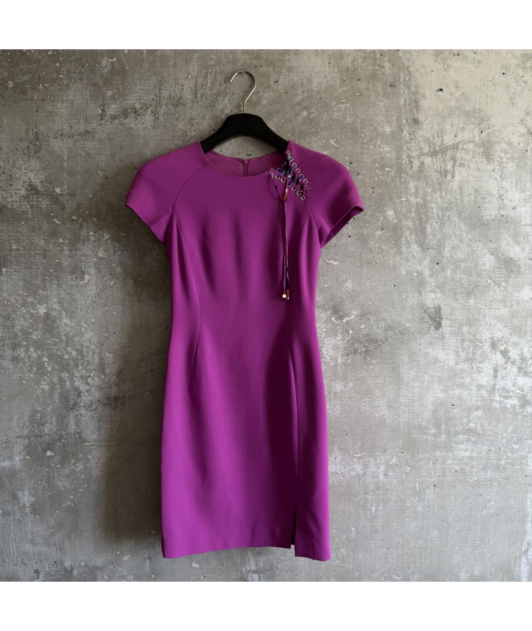 EMILIO PUCCI Розовое шелковое платье, фото 7