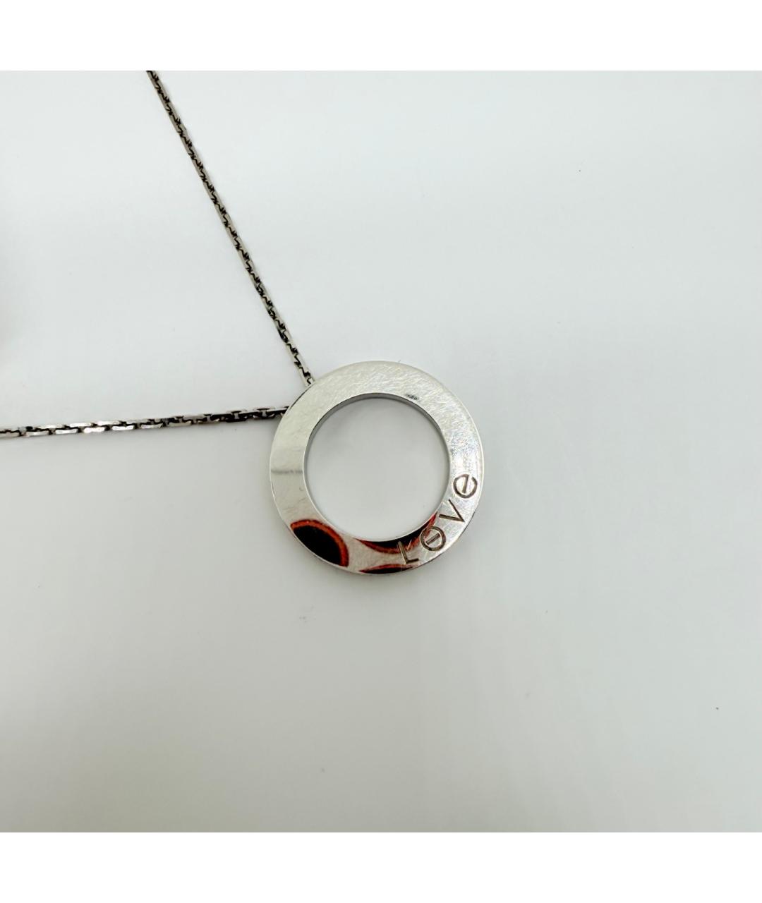 CARTIER Серебряная подвеска из белого золота, фото 4