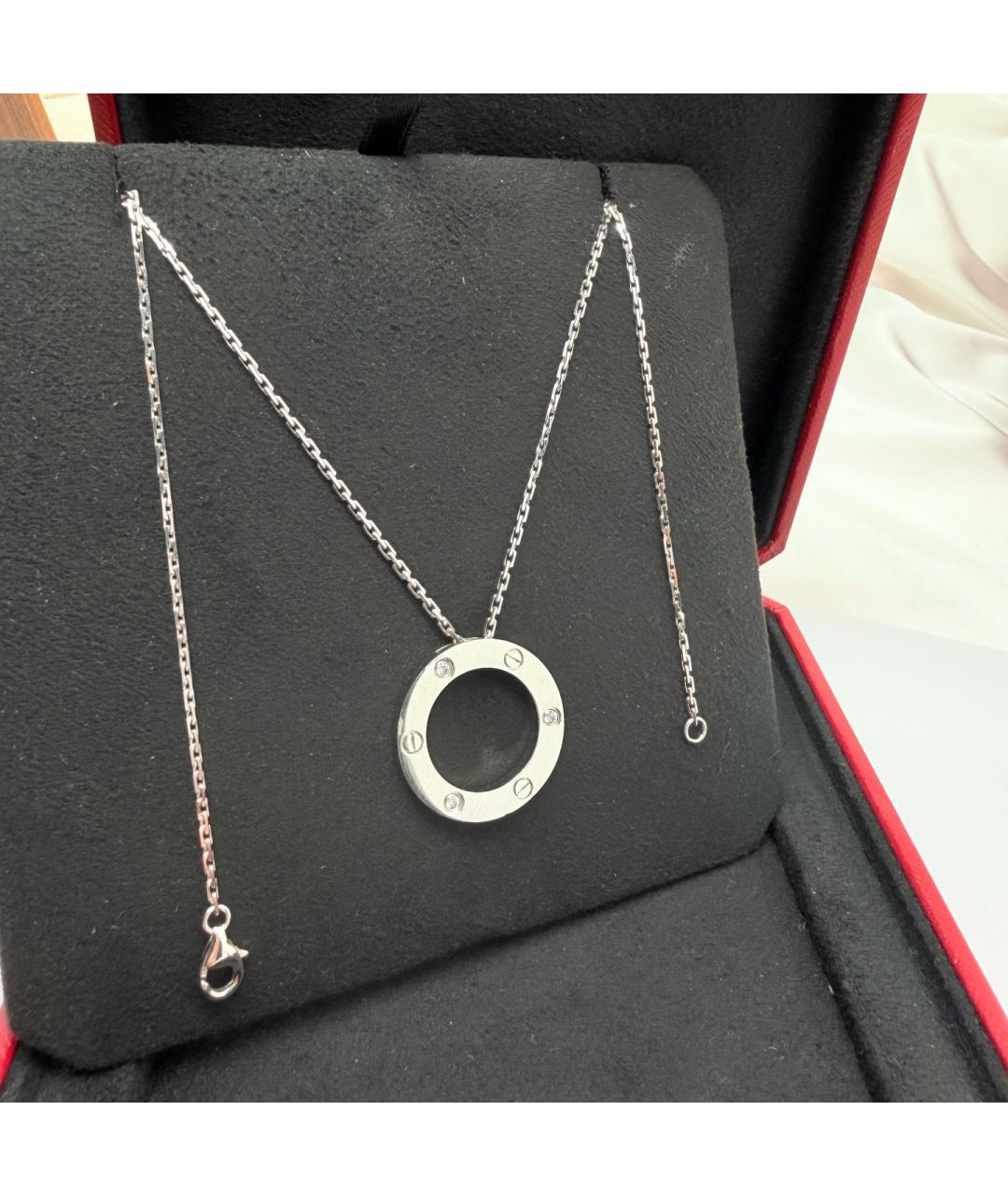 CARTIER Серебряная подвеска из белого золота, фото 2