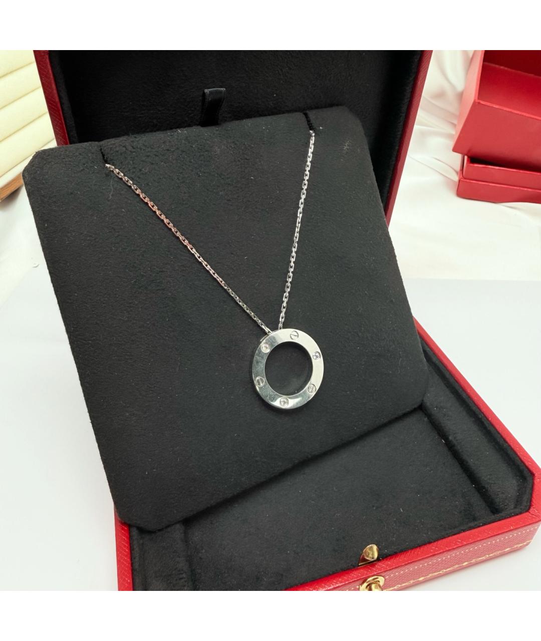 CARTIER Серебряная подвеска из белого золота, фото 3