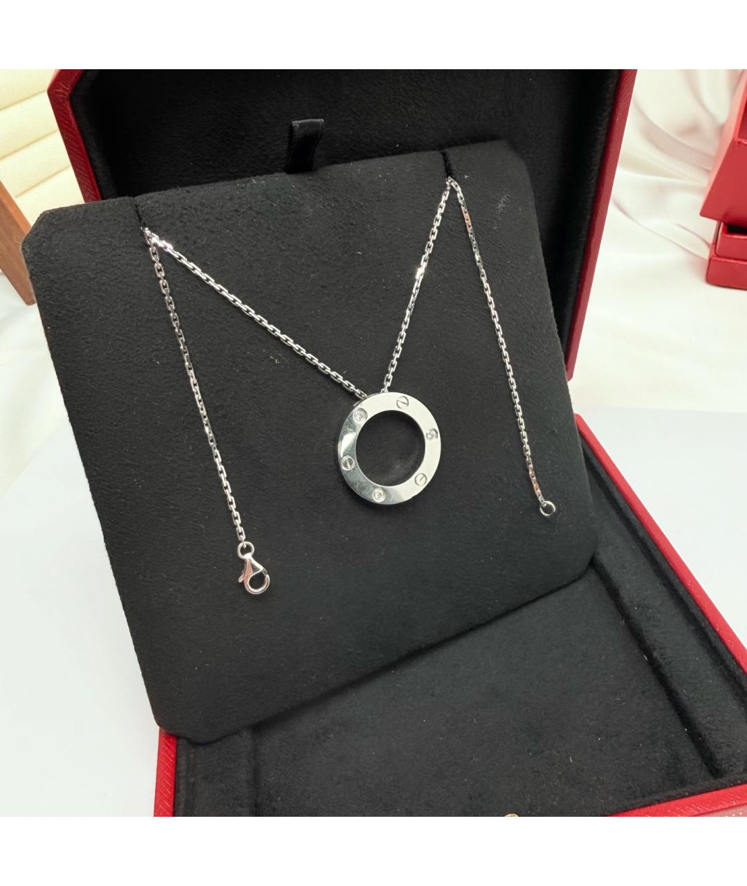 CARTIER Серебряная подвеска из белого золота, фото 7