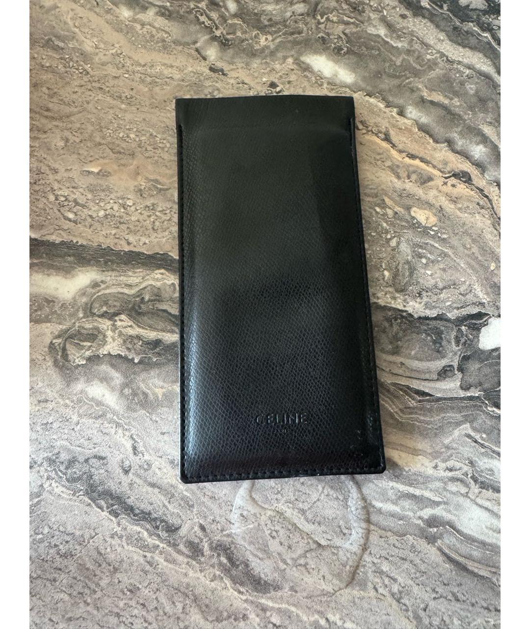 CELINE Черные пластиковые солнцезащитные очки, фото 4
