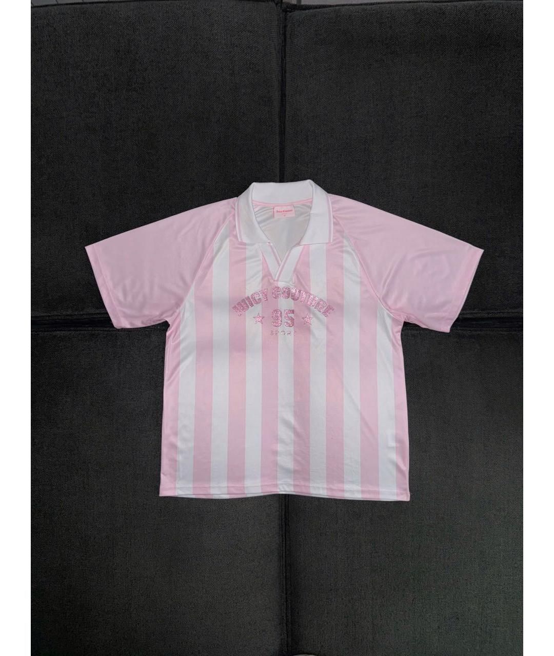 JUICY COUTURE Розовая футболка, фото 6