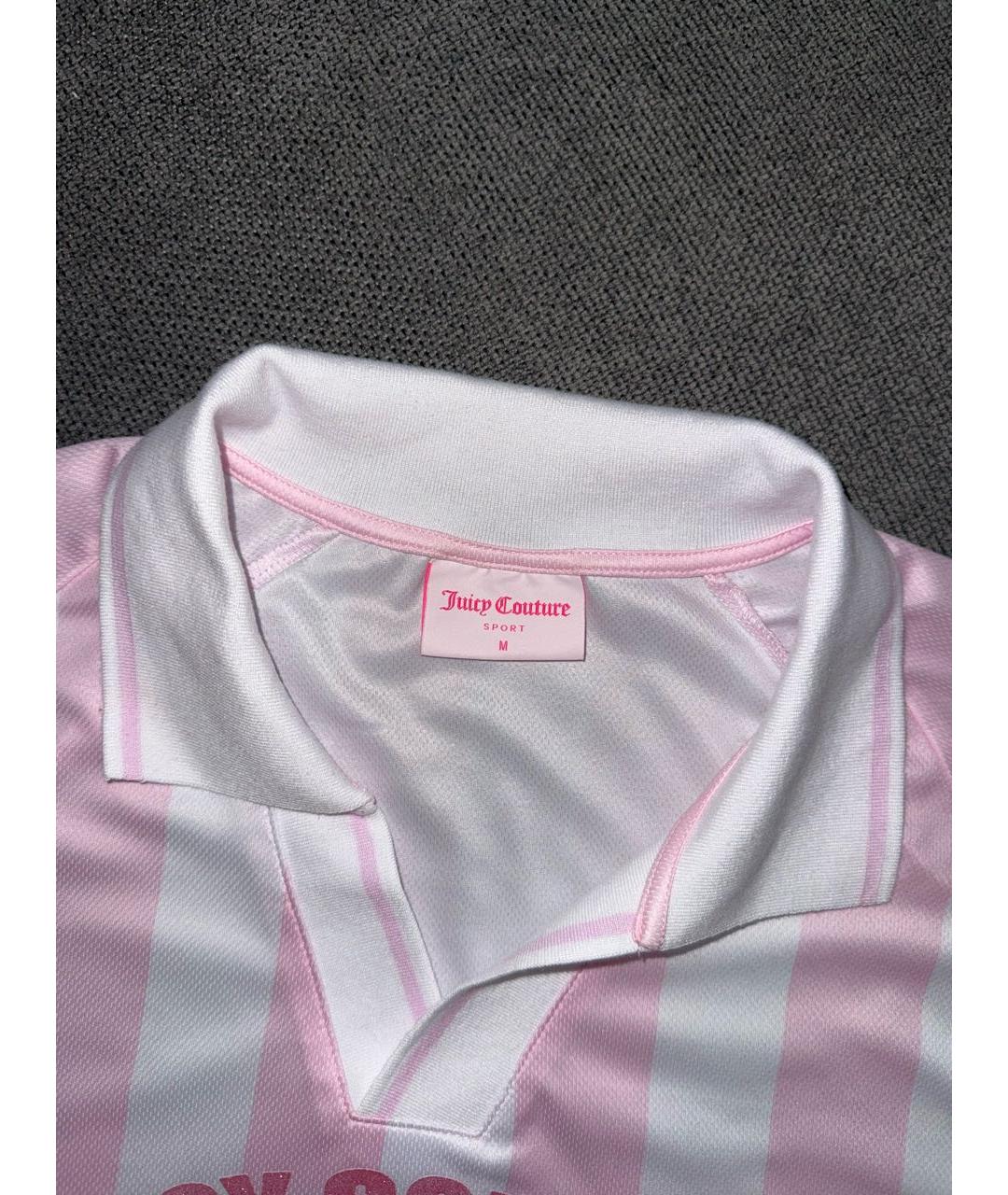 JUICY COUTURE Розовая футболка, фото 5