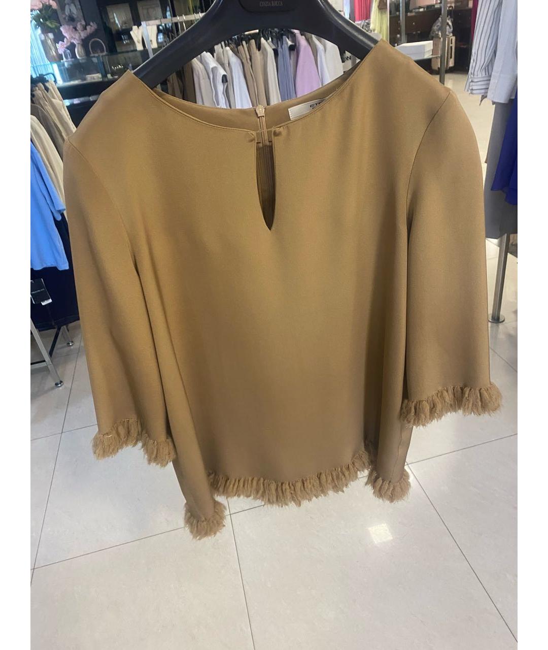 ETRO Горчичная блузы, фото 6
