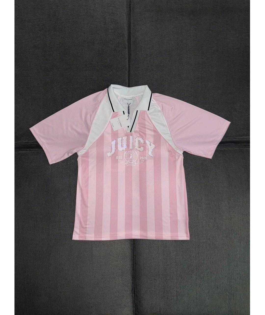 JUICY COUTURE Розовая футболка, фото 6