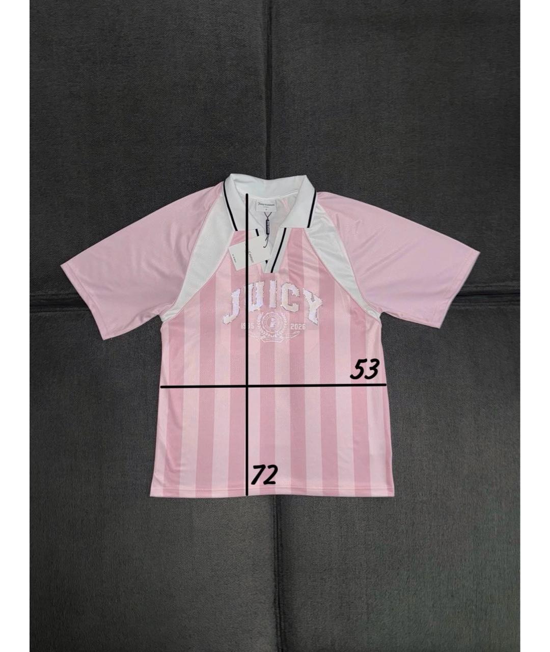 JUICY COUTURE Розовая футболка, фото 3