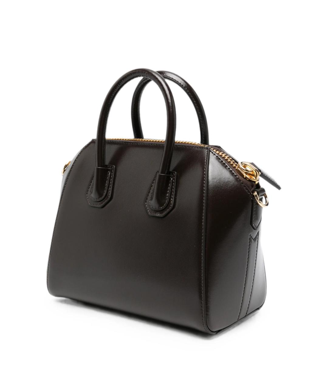 GIVENCHY Коричневая кожаная сумка тоут, фото 3