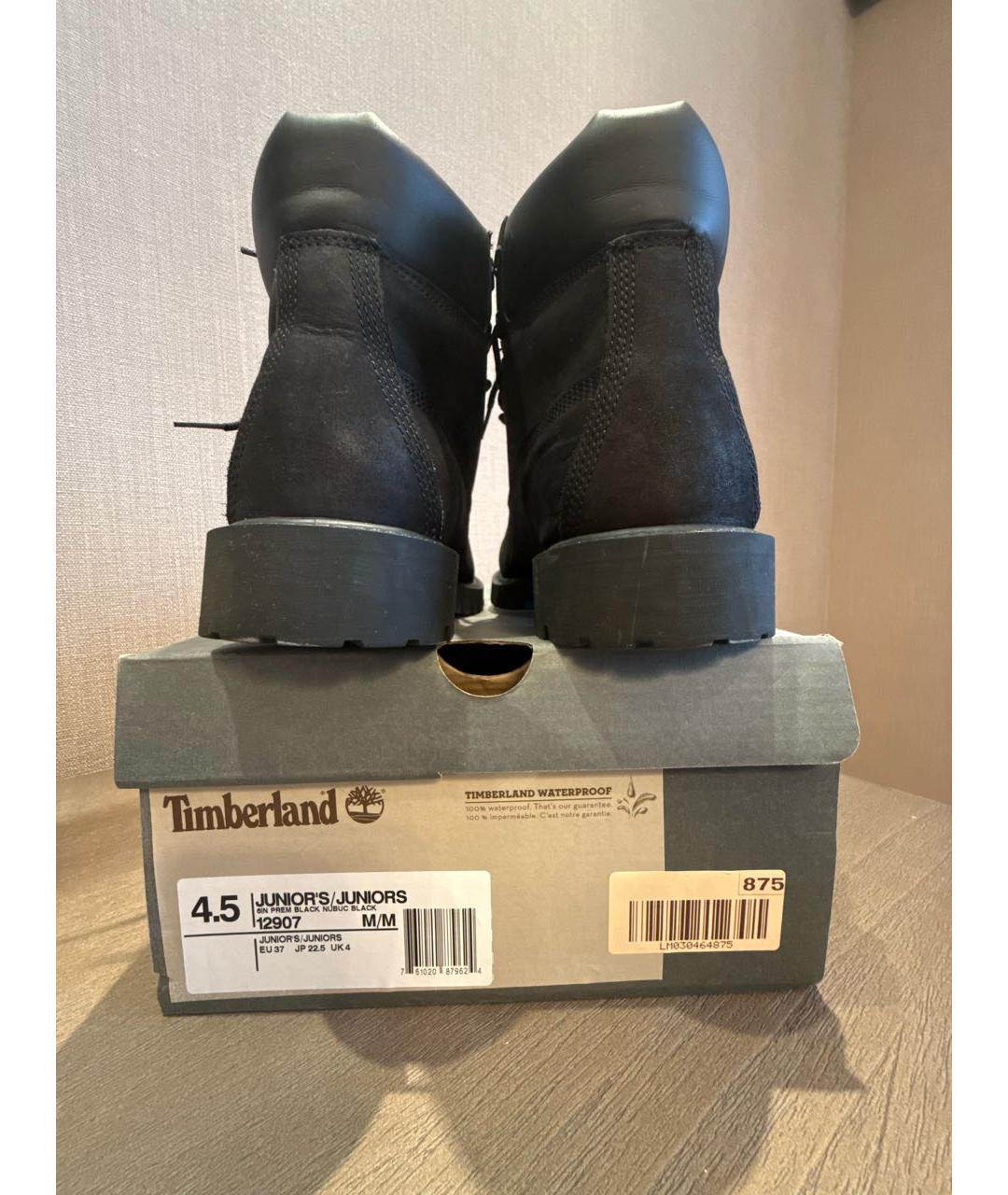 TIMBERLAND Черные нубуковые ботинки, фото 7