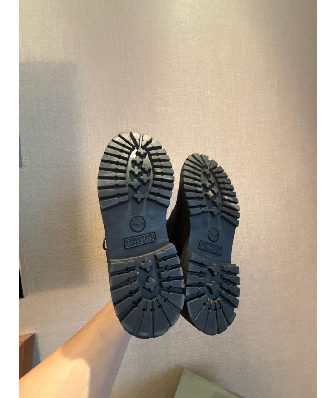 TIMBERLAND Черные нубуковые ботинки, фото 4