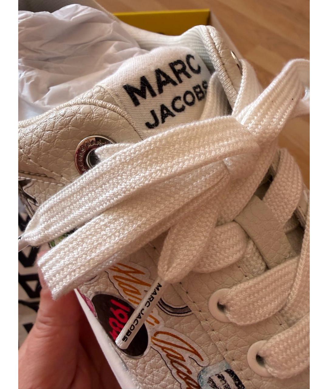 MARC JACOBS Белые кожаные кеды, фото 5