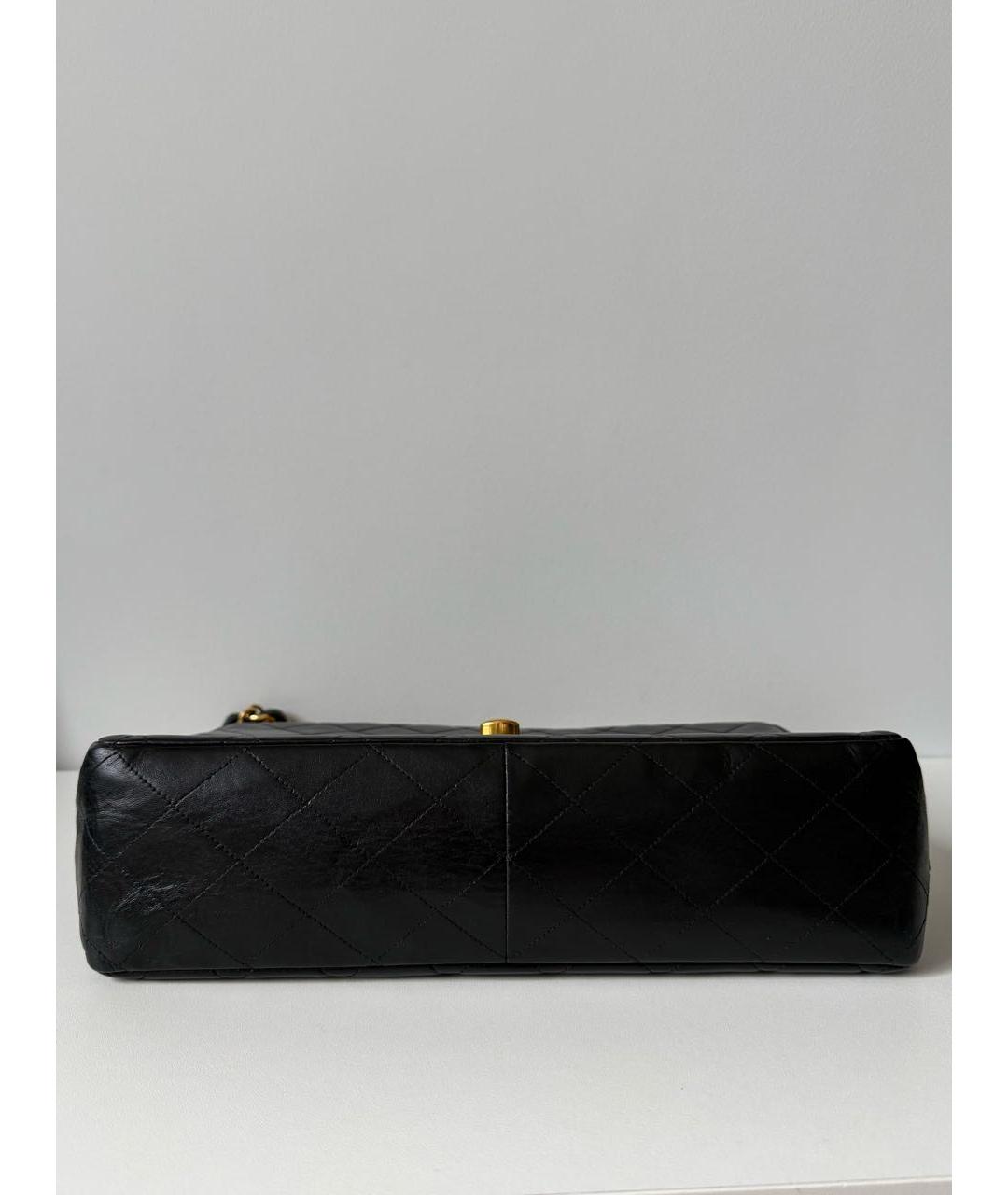 CHANEL Черная кожаная сумка через плечо, фото 6
