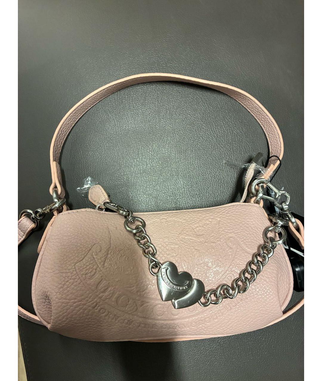 JUICY COUTURE Розовая сумка с короткими ручками, фото 7