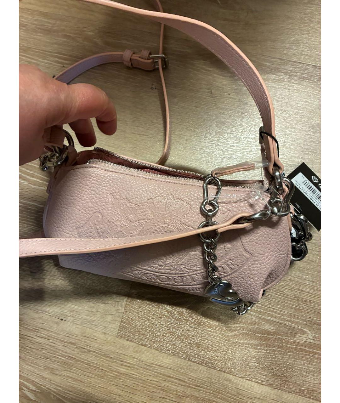 JUICY COUTURE Розовая сумка с короткими ручками, фото 2