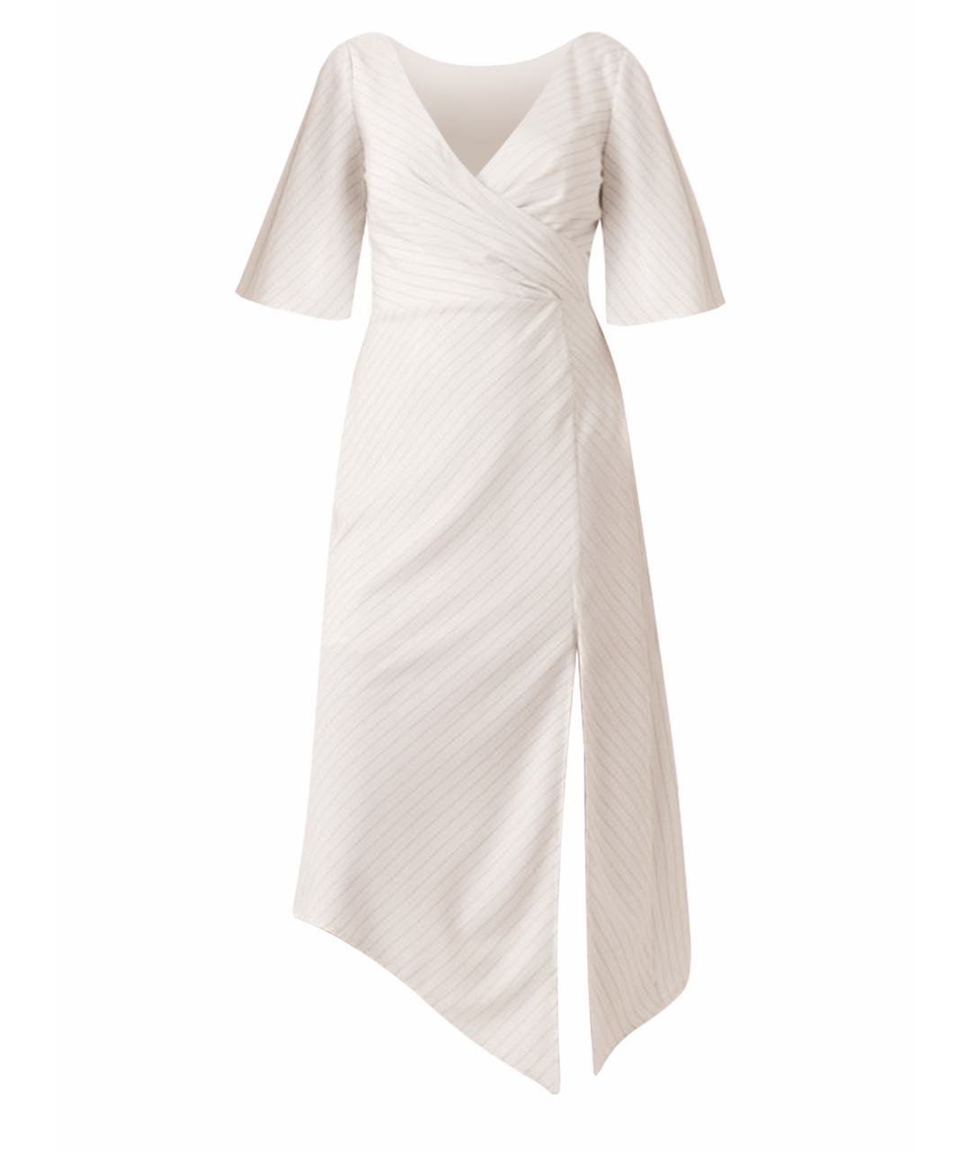 FINDERS KEEPERS Белое полиэстеровое повседневное платье, фото 1