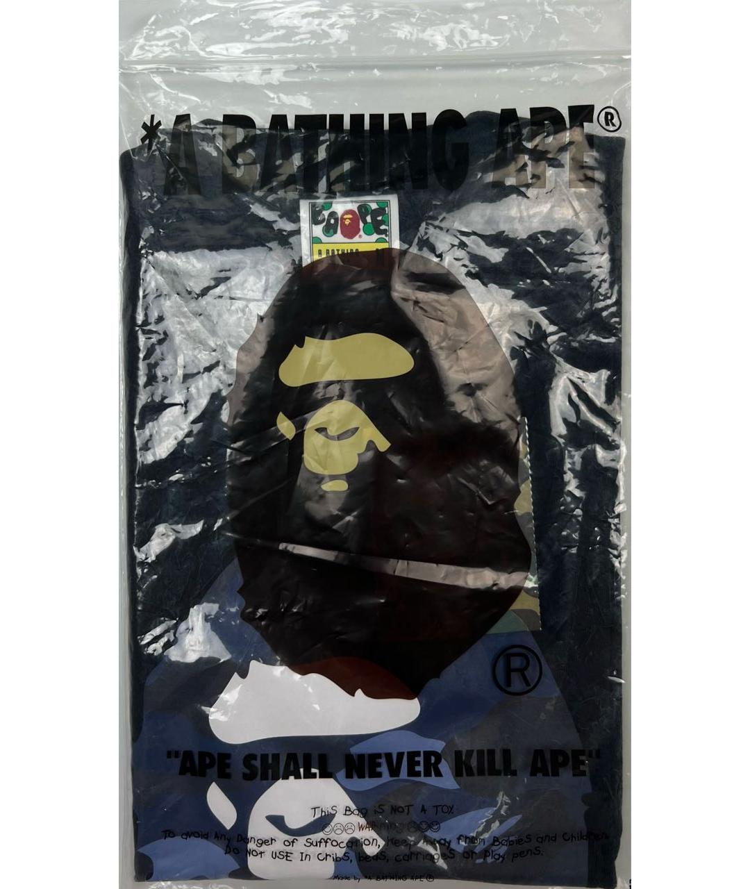 BAPE Черная хлопковая футболка, фото 7