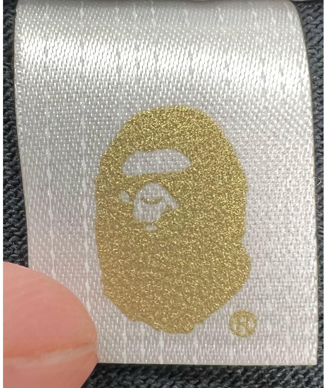 BAPE Черная хлопковая футболка, фото 5