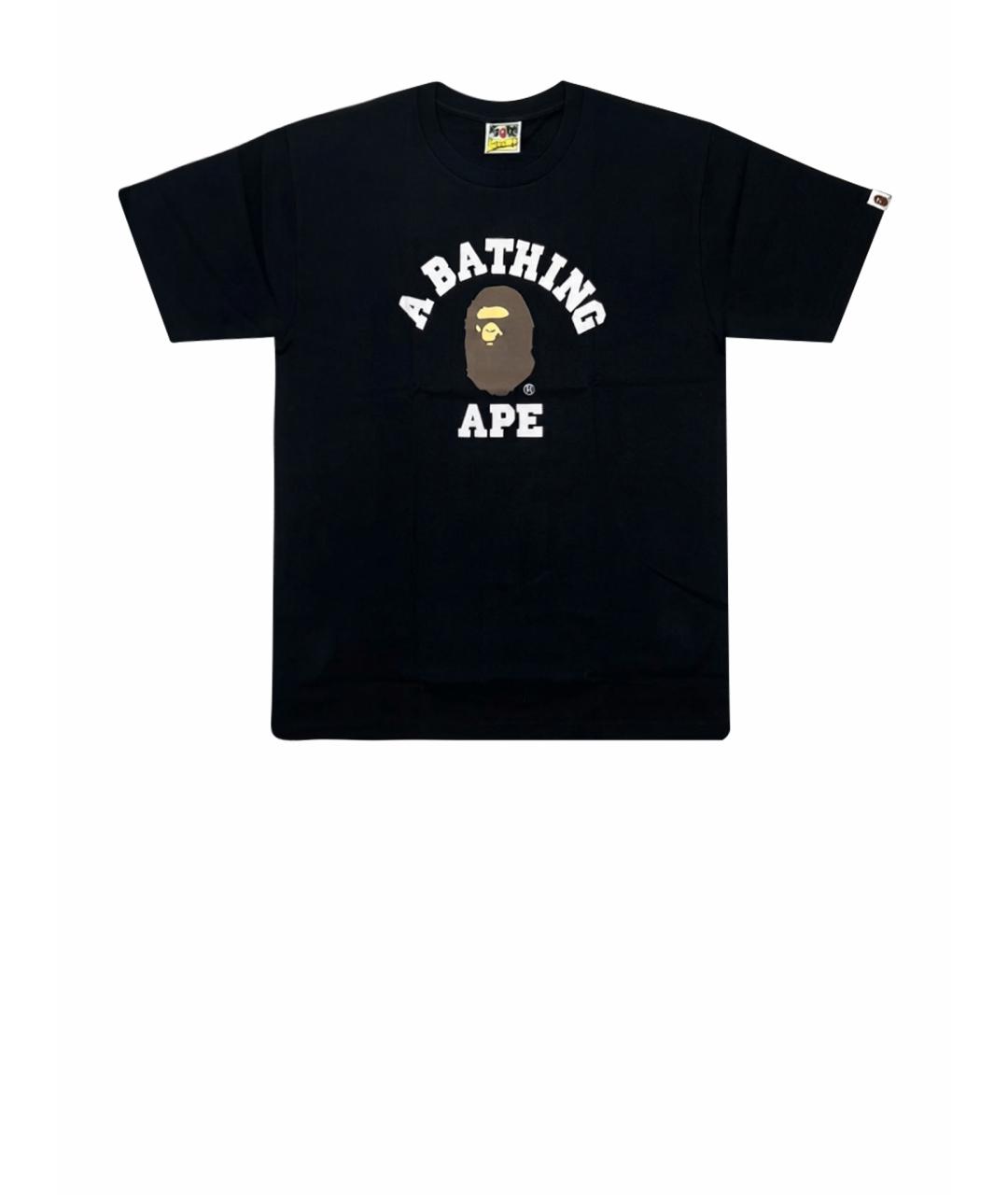 BAPE Черная хлопковая футболка, фото 1