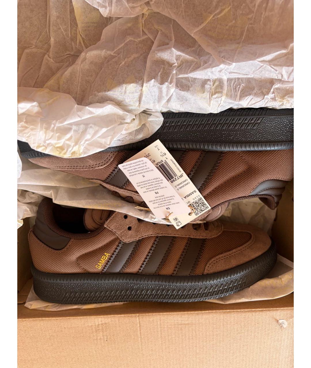 ADIDAS Коричневые кеды, фото 6