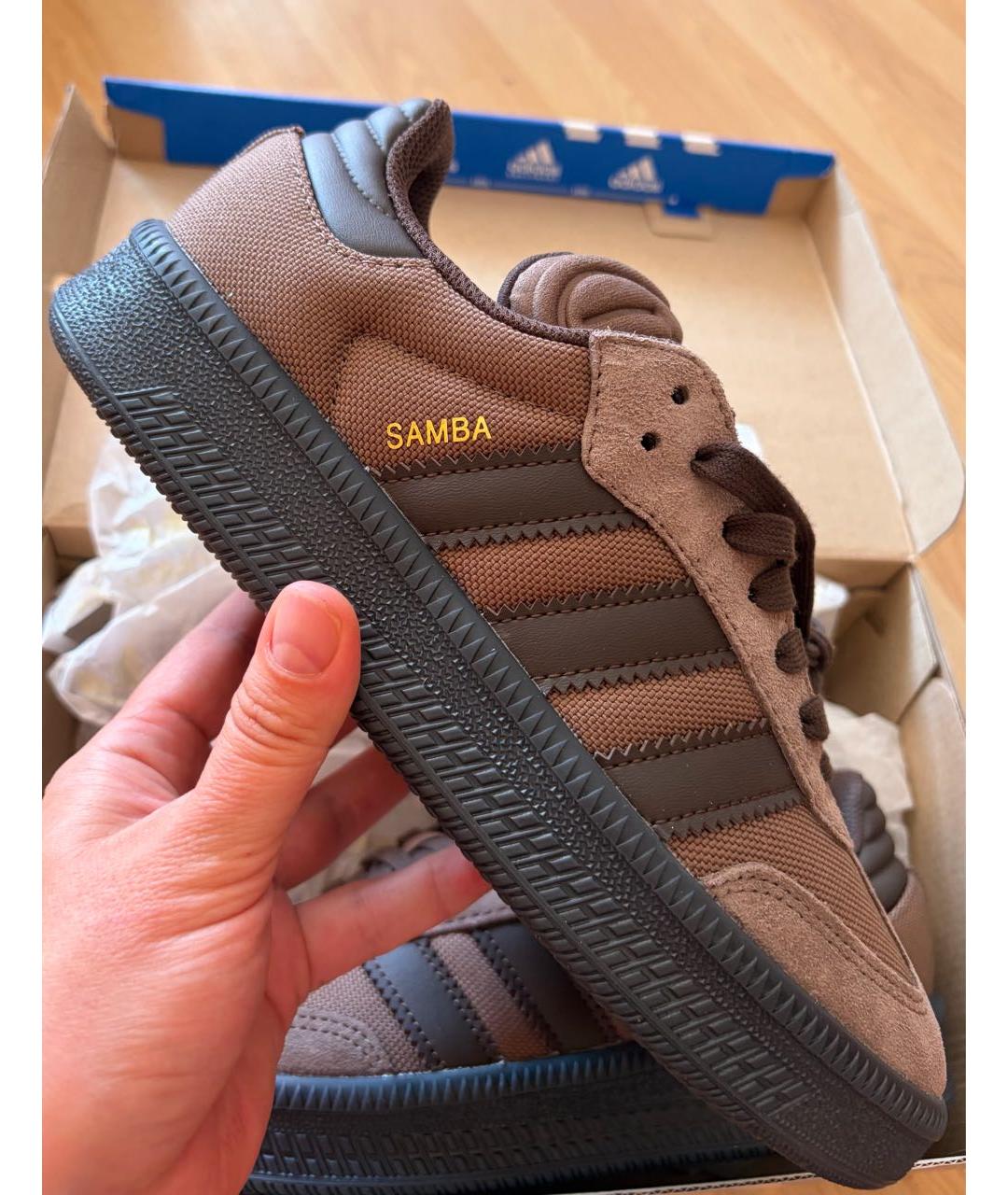 ADIDAS Коричневые кеды, фото 2