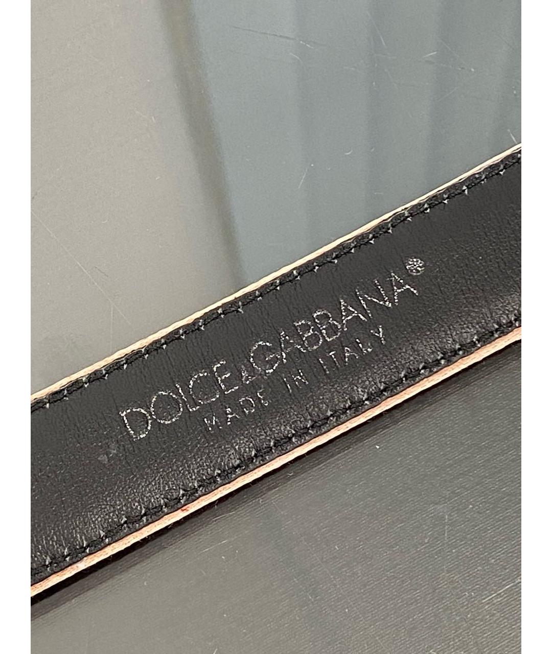 DOLCE&GABBANA Розовый ремень, фото 3