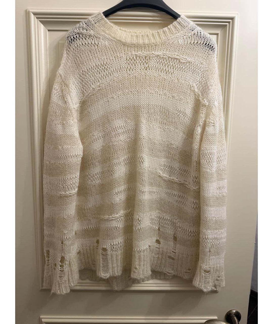 ACNE STUDIOS Белый хлопковый джемпер / свитер, фото 5