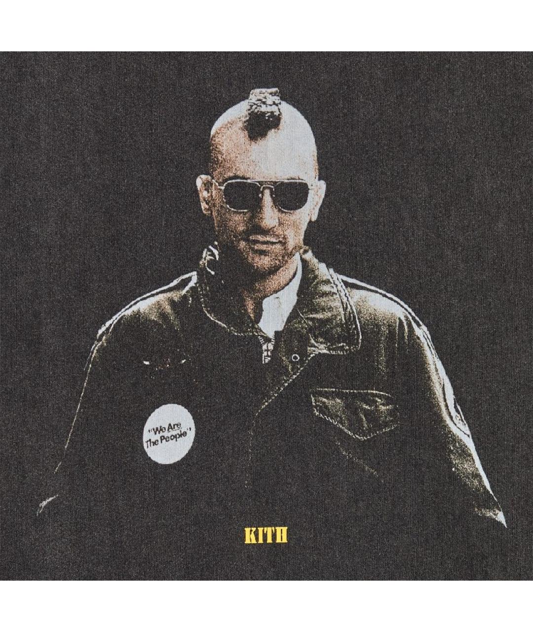 KITH Черная хлопковая футболка, фото 2