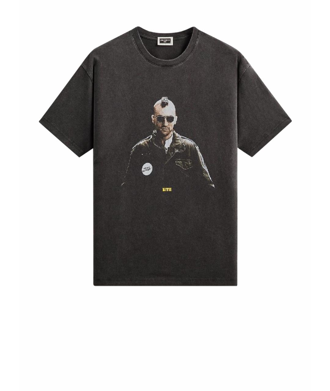 KITH Черная хлопковая футболка, фото 1