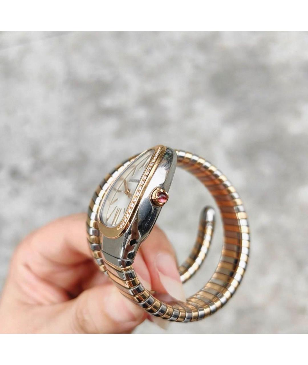 BVLGARI Золотые часы из розового золота, фото 4