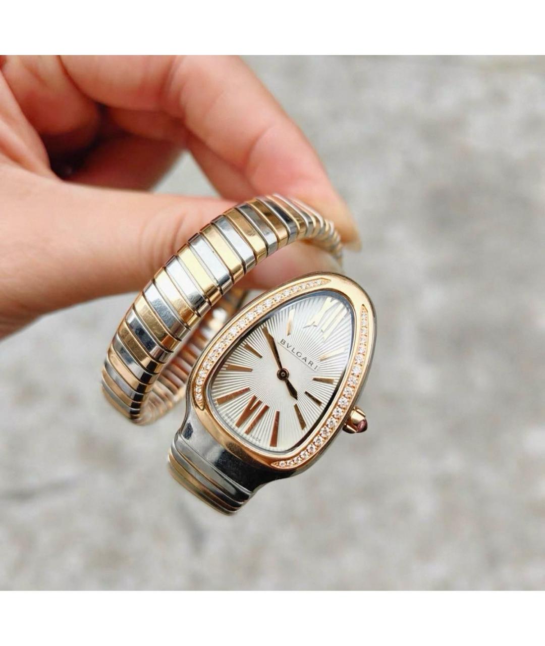 BVLGARI Золотые часы из розового золота, фото 3