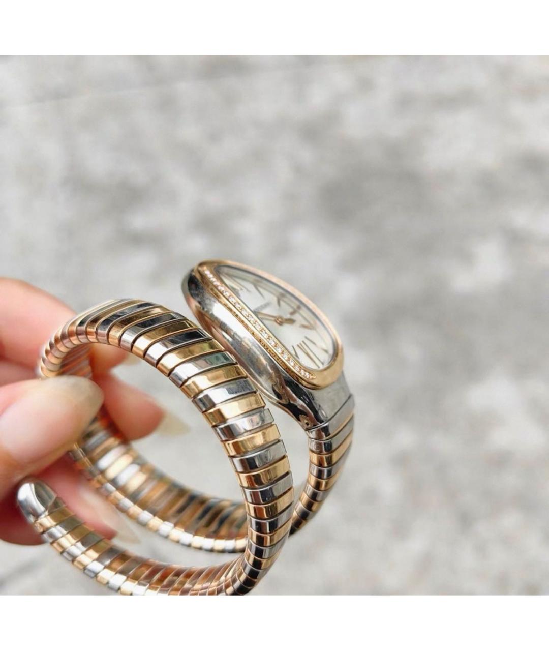 BVLGARI Золотые часы из розового золота, фото 5