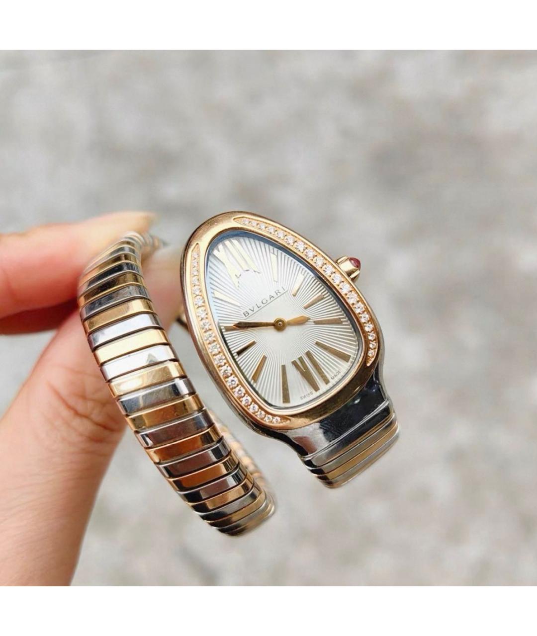 BVLGARI Золотые часы из розового золота, фото 2