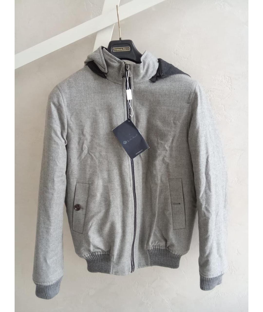 WOOLRICH Серая шерстяная куртка, фото 8