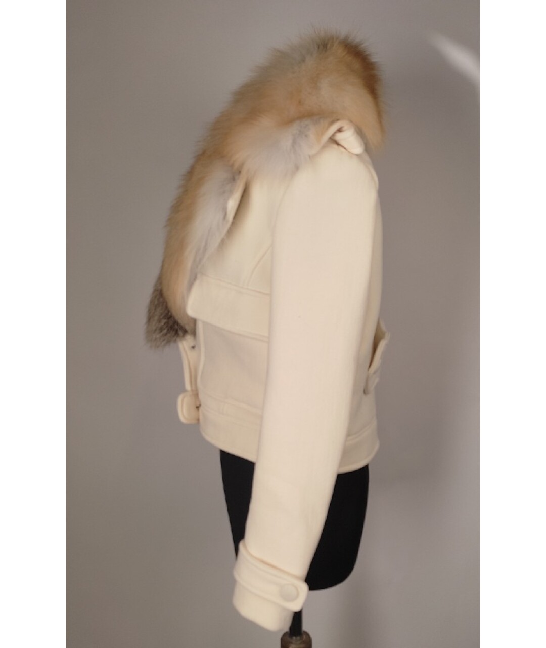 ALTUZARRA Бежевое шерстяное пальто, фото 2