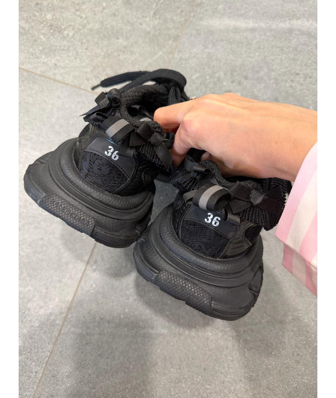 BALENCIAGA Черные кроссовки, фото 4