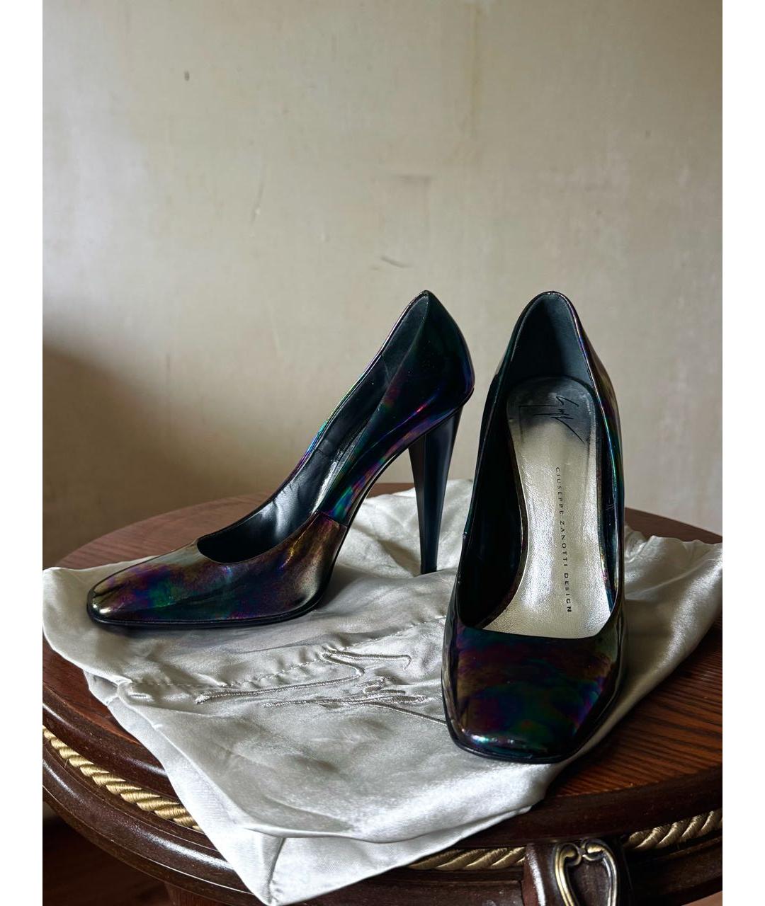 GIUSEPPE ZANOTTI DESIGN Мульти туфли из лакированной кожи, фото 5