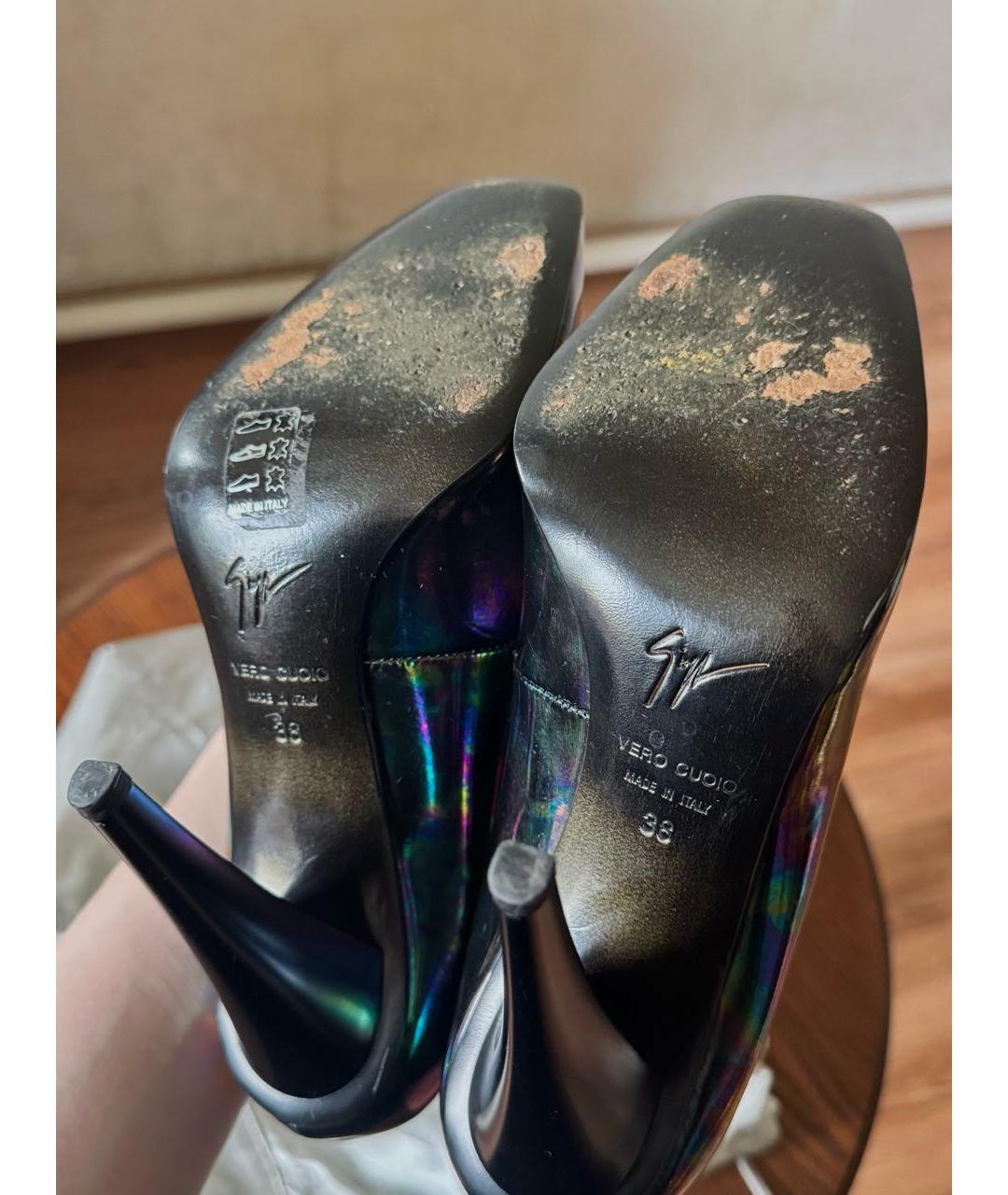 GIUSEPPE ZANOTTI DESIGN Мульти туфли из лакированной кожи, фото 8