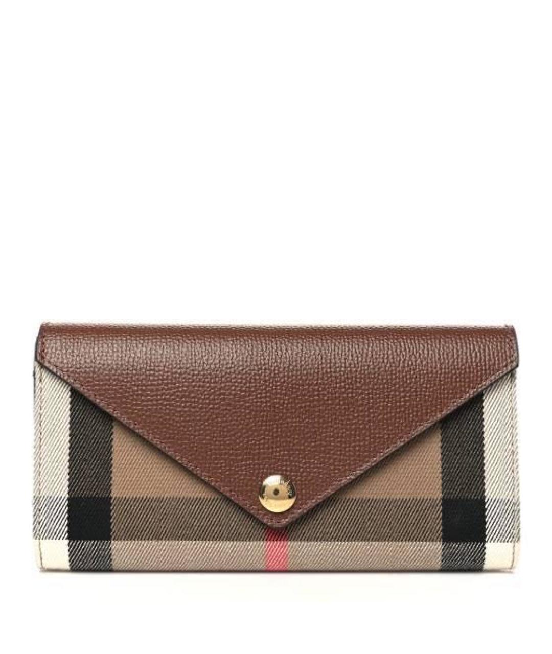 BURBERRY Коричневая кожаная сумка через плечо, фото 8