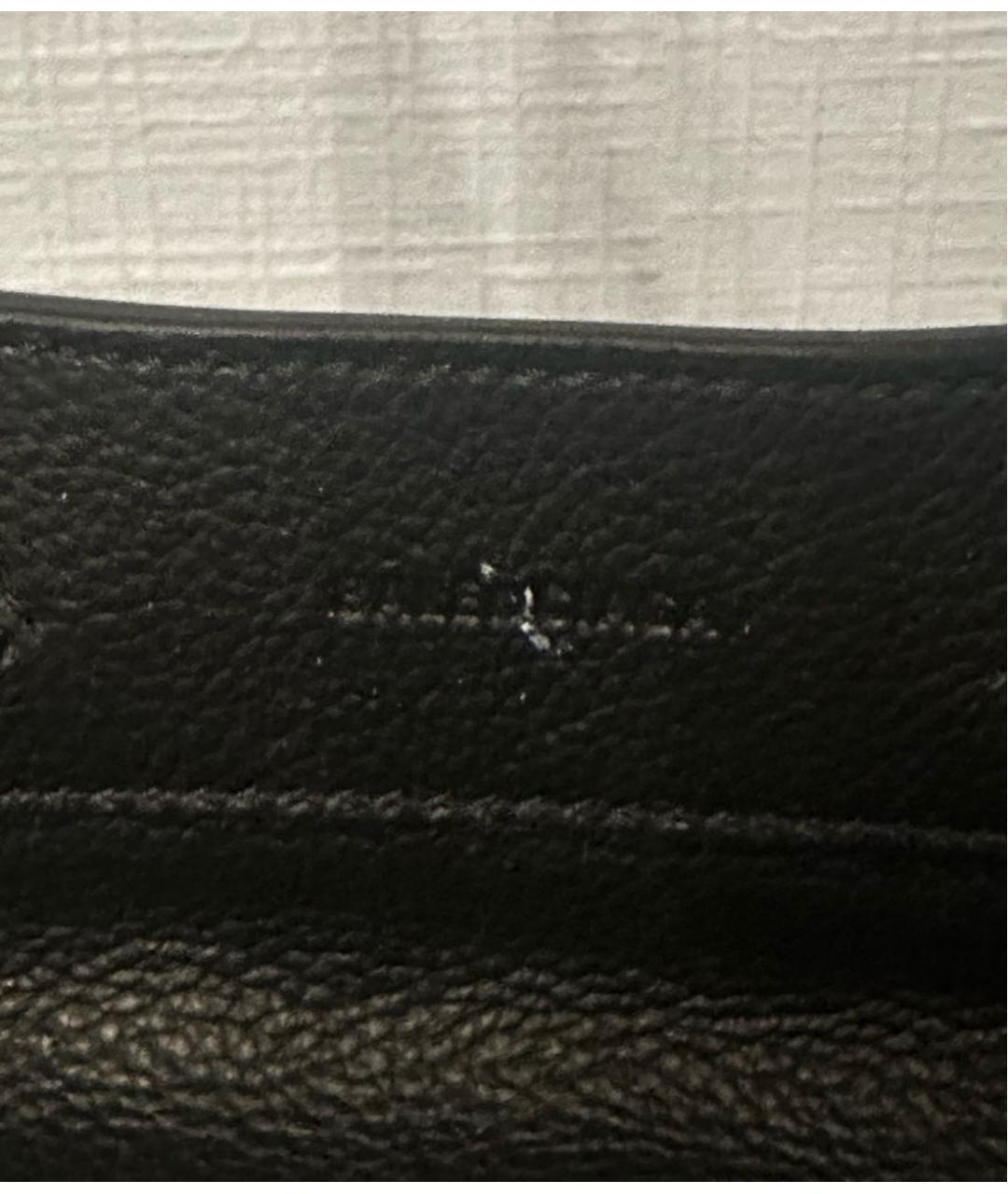 BALENCIAGA Черная кожаная сумка тоут, фото 8