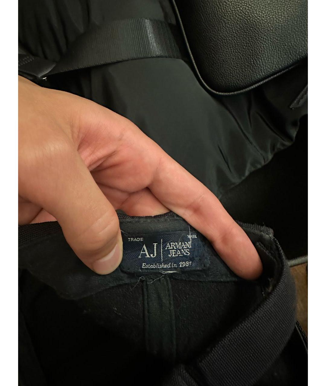 ARMANI JEANS Черная кепка/бейсболка, фото 8