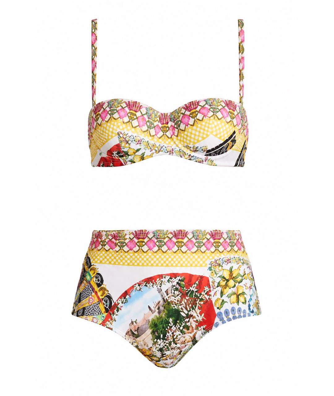 DOLCE&GABBANA Мульти купальник, фото 3