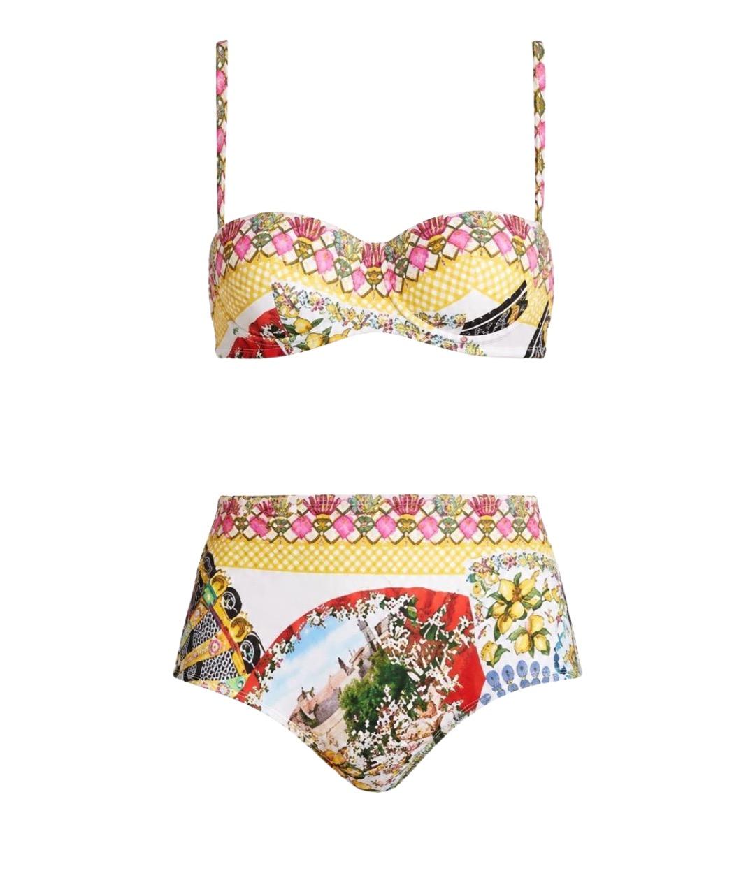 DOLCE&GABBANA Мульти купальник, фото 1