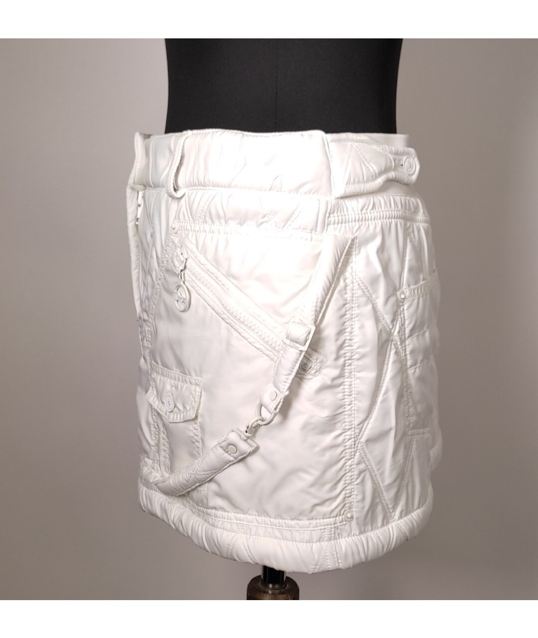 CHRISTIAN DIOR PRE-OWNED Белый полиэстеровый костюм с юбками, фото 3