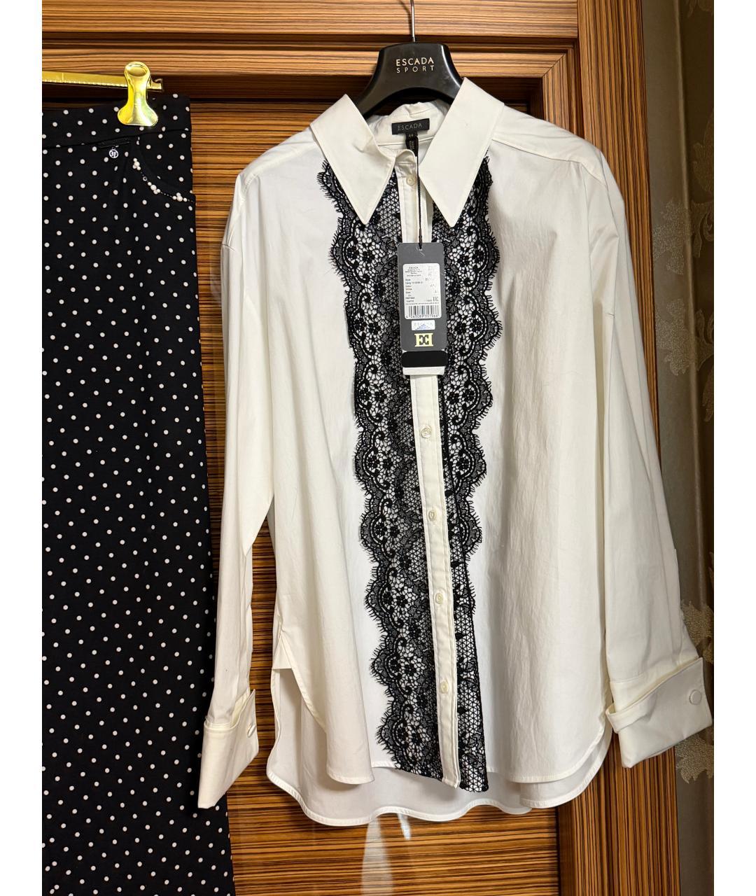 ESCADA Мульти хлопко-эластановый костюм с брюками, фото 5