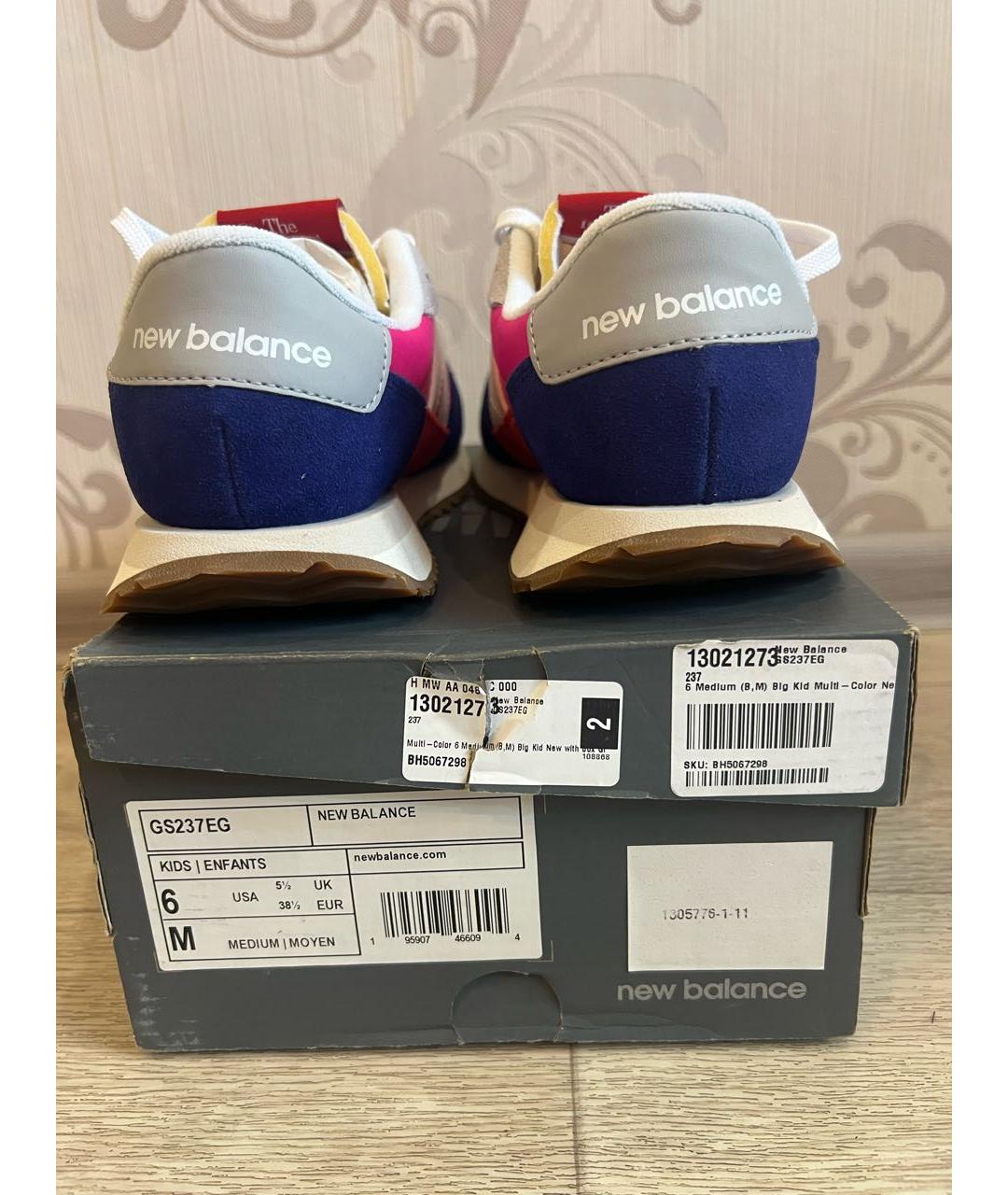 NEW BALANCE Розовые кроссовки, фото 3
