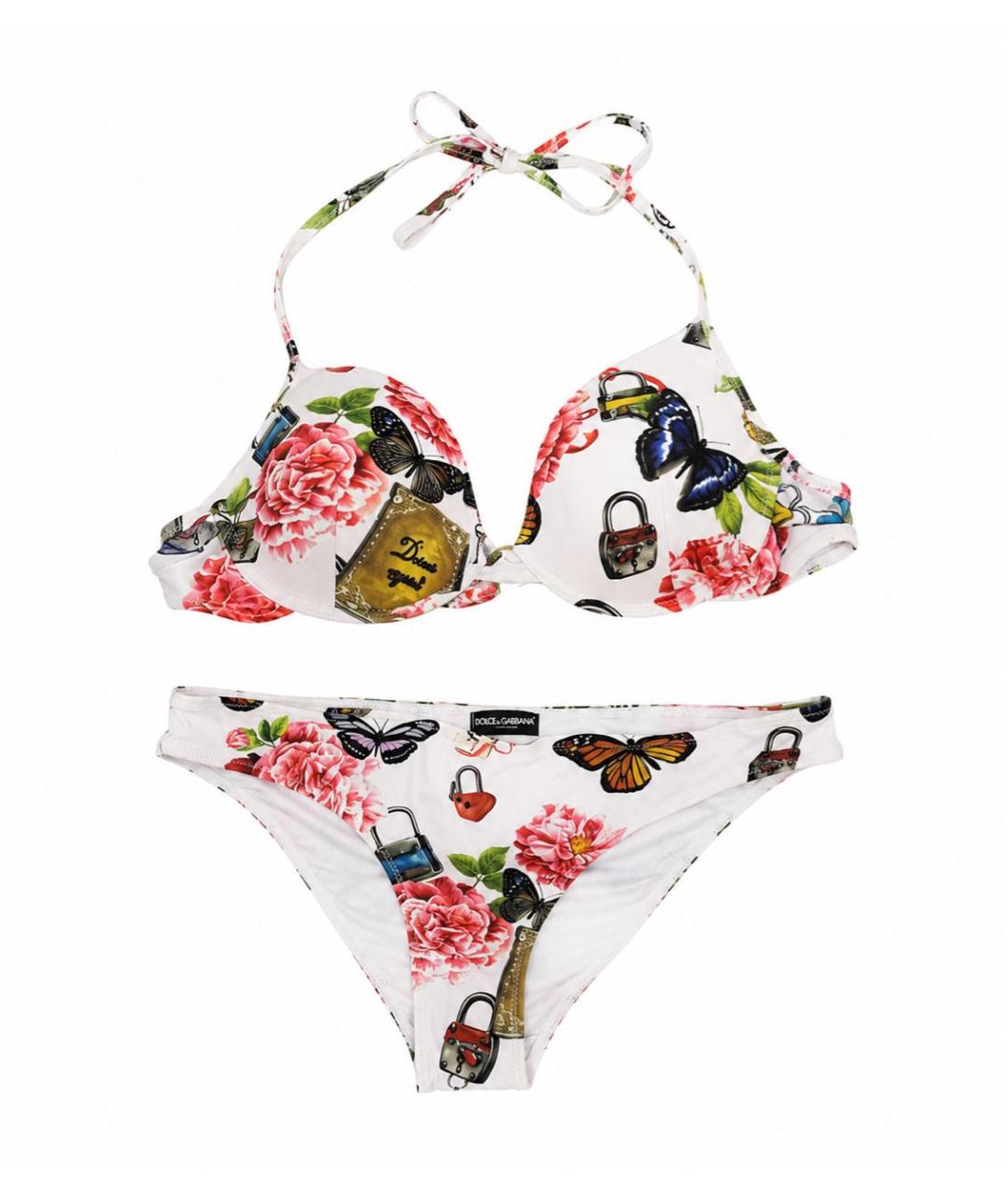 DOLCE&GABBANA Белый купальник, фото 5