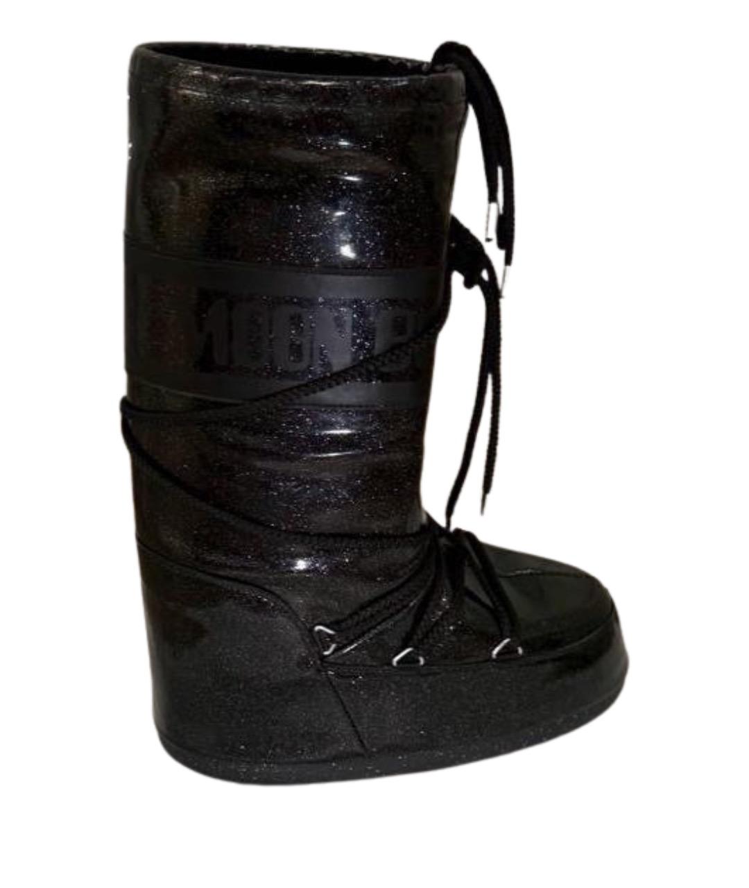 MOON BOOT Черные сапоги, фото 1